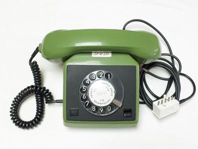 DDR Wählscheibentelefon RFT Alpha grün