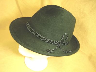 bayrischer Trachtenhut Dreher Hut grün Velourhut zur Lederhose Haarvelour F