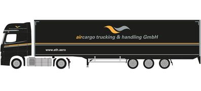 MB Actros'18 Bigspace Lowliner-KSZ "aircargo trucking&handling", Herpa H0 953504