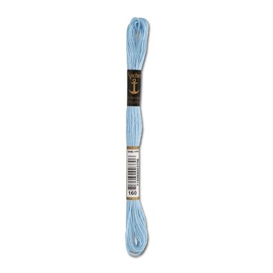 8m Anchor Stickgarn - Farbe 160 - zartblau