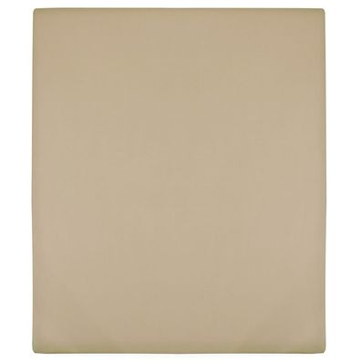 vidaXL Spannbettlaken 2 Stk. Jersey Taupe 160x200 cm Baumwolle