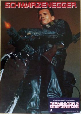 Terminator 2 - Tag der Abrechnung - Original Kinoplakat - Motiv 1 - 1991 - Filmposter