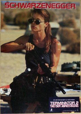 Terminator 2 - Tag der Abrechnung - Original Kinoplakat - Motiv 3 - 1991 - Filmposter