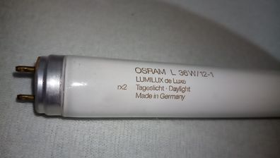 1 Meter Osram L 36w/12-1 LumiLux de Luxe TagesLicht DayLight Made in Germany rx2