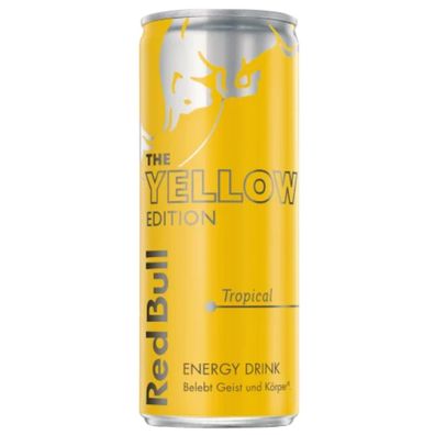 Red Bull The Yellow Edition Tropical fruchtig erfrischend 250ml