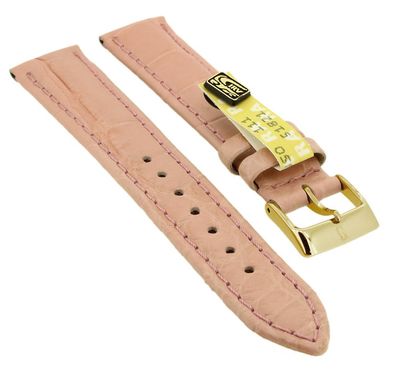 Barington Louisiana Uhrenarmband | echt Krokoleder | rosa 35366