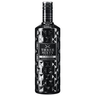 THREE Sixty Vodka Black 42% Vol.
