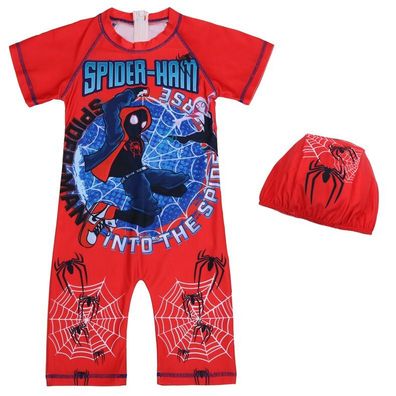 Junge Spider Man One-piece Badeanzug Milchseide Surfanzug Sommer Swimsuit