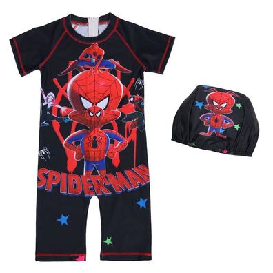 Kreativ Spider Man One-piece Badeanzug Junge Swimsuit Milchseide Surfanzug