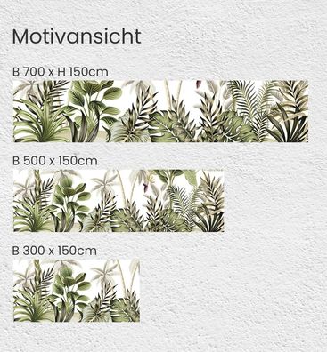 Zaunbanner Palmengarten Sichtschutz Garten Zaun