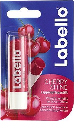 Labello Lippenpflege Fruity Shine Cherry, 2er Pack