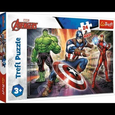 Puzzle 24 Teile Maxi Avengers Marvel Trefl