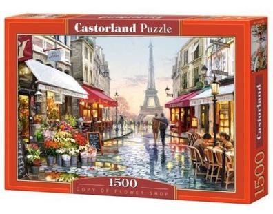 Puzzle Castorland 1500 Teile Flower Shop Paris