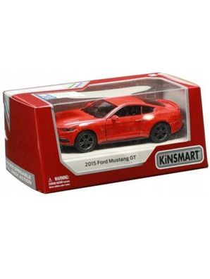 Ford Mustang GT 2015 Maßstab 1:38 Metall-Kunststoff Kinsmart Rot