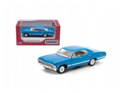 Chevrolet Impala 1967 Maßstab 1:43 Metall-Kunststoff Kinsmart Blau