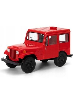 Jeep DJ-5B 1971 Maßstab 1:26 Metall-Kunststoff Mit Rückziehmotor Rot