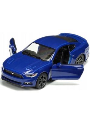 Ford Mustang GT 2015 Maßstab 1:38 Metall-Kunststoff Kinsmart Blau