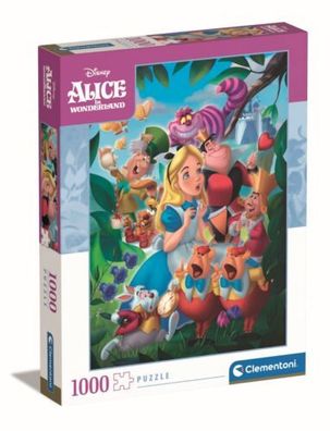 Puzzle Clementoni 1000 Teile Alice In Wunderland Disney