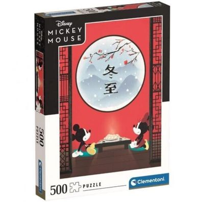 Puzzle Clementoni 500 Teile The Oriental Break Disney Mickey und Minnie