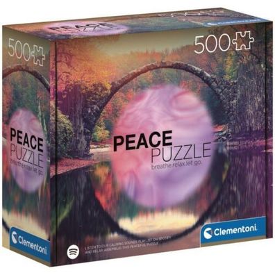 Puzzle Clementoni 500 Teile Peace Puzzle Mindful Reflection