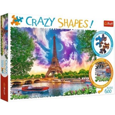 Puzzle Trefl Crazy Shapes 600 Teile Paris