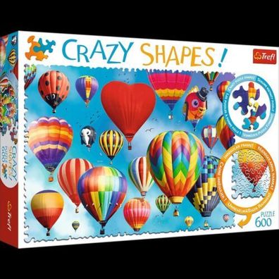 Puzzle Trefl 600 Teile Crazy Shapes Bunte Luftballons