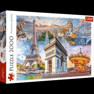 Puzzle Trefl 2000 Teile Wochenende In Paris