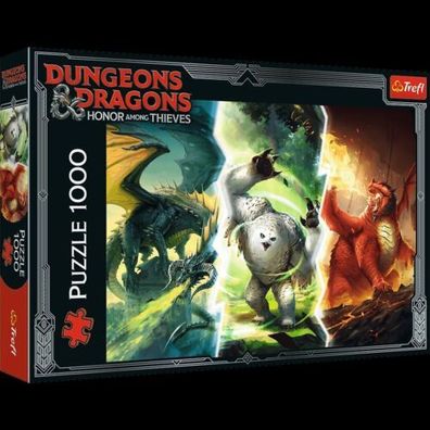 Puzzle Trefl 1000 Teile Dungeons & Dragons Legendäre Monster von Faerun