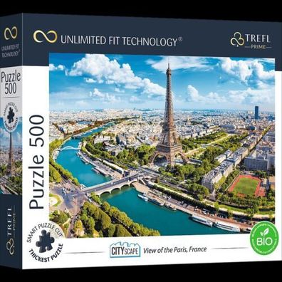 Puzzle Trefl 500 Teile UFT Eiffelturm Paris Unlimited Fit Technology