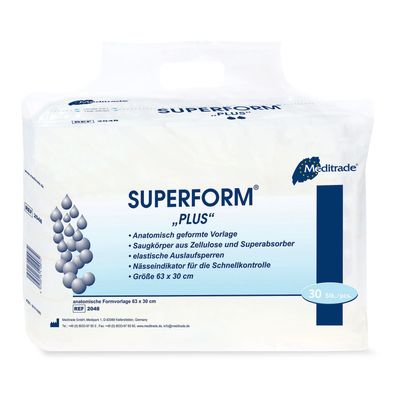 Superform® Extra, Inkontinenzvorlage,1 Packung = 30 Stück