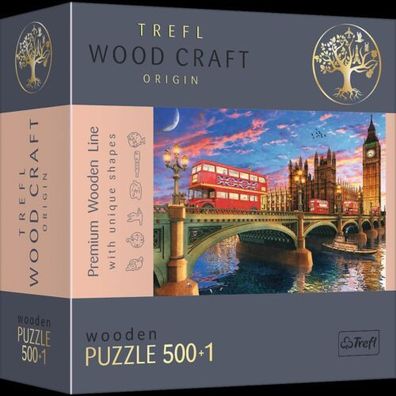 Puzzle Trefl 500 + 1 Holzpuzzle London