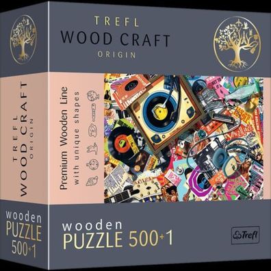Puzzle Trefl 500 + 1 Teile Holzpuzzle Die Welt Der Musik