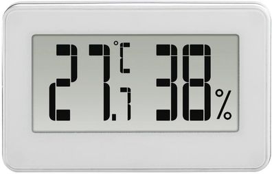 Hama Thermometer Hygrometer Mini Temperaturmesser weiß