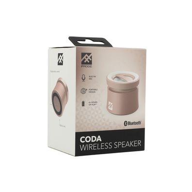 ifrogz Audio-Coda Wireless Speaker Bluetooth Lautsprecher mit Mikrofon rosa - ...