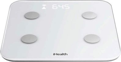 iHealth CORE Körperanalysewaage HS6 Körperfettwaage LCD digital weiß