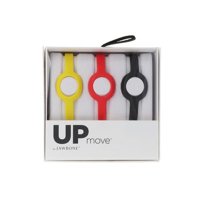 Jawbone UP Move Standard-Armband 3-er Pack für UP Move Tracker schwarz/ rot/ gelb