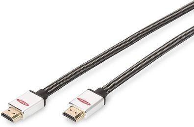 Ednet Premium HDMI mit Ethernet Anschlusskabel Typ A 2 m für Audio/ Video Geräte