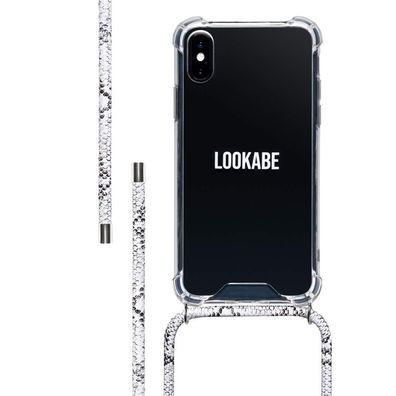 Lookabe Necklace Case Tasche für iPhone XS/ X Handykette mit Handyhülle snake