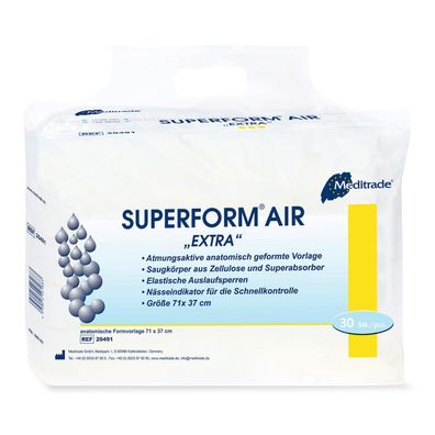 Superform® Air Super, Inkontinenzvorlage, 1 Packung = 20 Stück