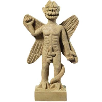 Pazuzu Dämonen Figur sandfarbend 15cm
