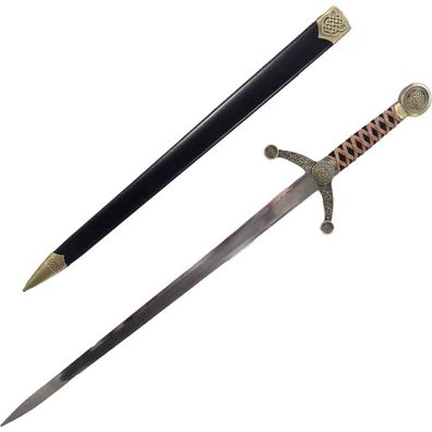 Keltisches Schwert eines Edlen, bronziert, mit Stahlklinge