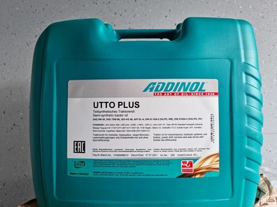 Addinol UTTO Plus Universal Tractor Transmission Oil Multiöl 20 Liter Kanister