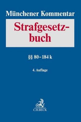 M?nchener Kommentar zum Strafgesetzbuch Bd. 3: ?? 80 -184k, Volker Erb