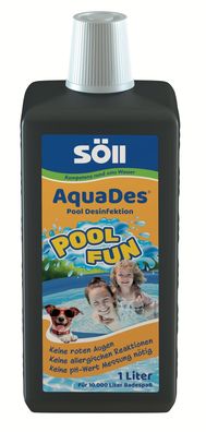 Söll Pool Desinfektion 1 Liter AquaDes für 10 Qbm