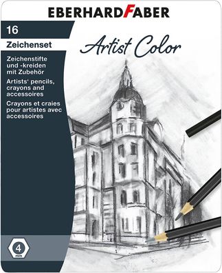Eberhard Faber 516916 - Zeichenset Artist Color, 16 teilig