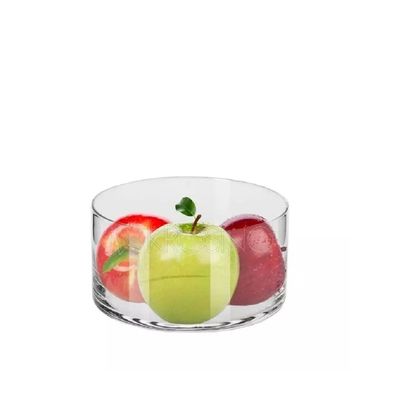 Krosno Glamour Glas Schüssel für Salat Obst | 19 cm | Handgemacht | Spülmaschine