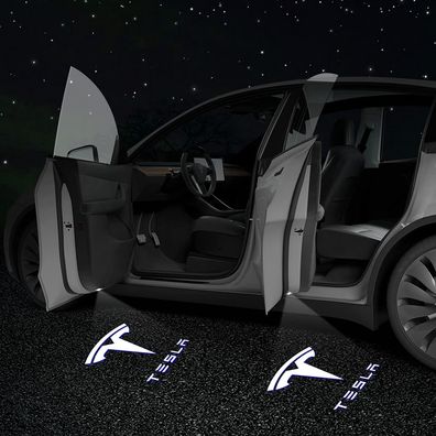 2x Türbeleuchtung Einstiegslicht Einstiegsleuchte Projektor Tesla Model S 3 X Y