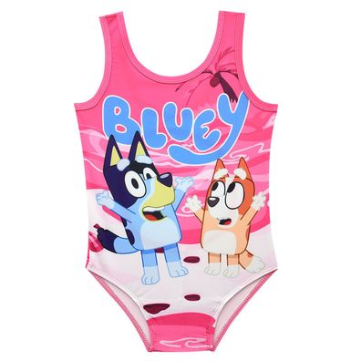 Cute Bluey Bingo One-piece Badeanzug Mädchen Weste Bademode Strand Pool Bikini