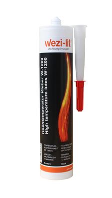 wezi-lit W-1200 Klebe- und Dichtungsmasse 310ml hitzebeständig bis 1200°