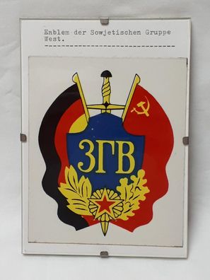 Sowjetunion Emblem Aufkleber WGT Westgruppe der Truppen